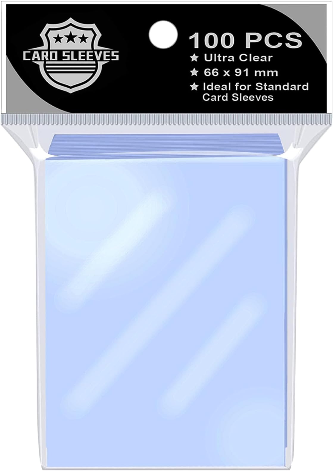 100PS Soft Clear Team Bag Protectors Sleeves for Game, Top Loader Fit for Magic Cards, Premium and MTG, Baseball Sleeves