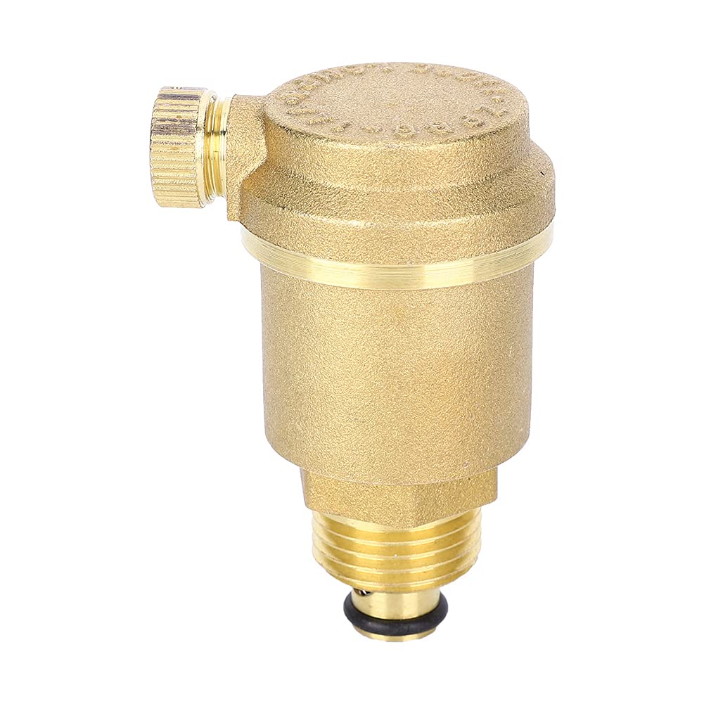 Automatic Air Conditioning Vent Valve,Needle Type Brass Threaded Exhaust Valve(1/2“)