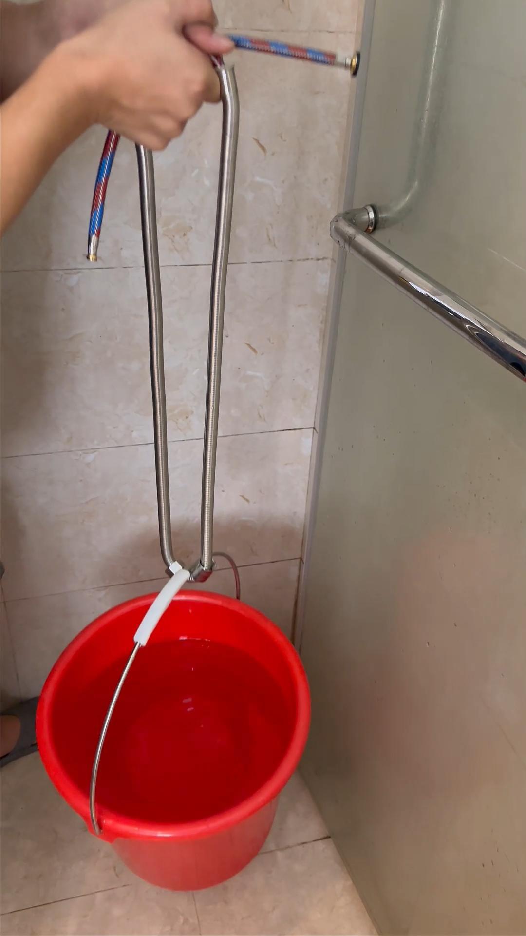 PHASAT Tubo Doccia 3.5 Metri (138 Pollici) Acciaio Inossidabile Facile Installazione Tubo Flessibile Per Doccia Bagno Tubo Dell' Acqua Di Ricambio, Connettore In Ottone A3107N-3.5