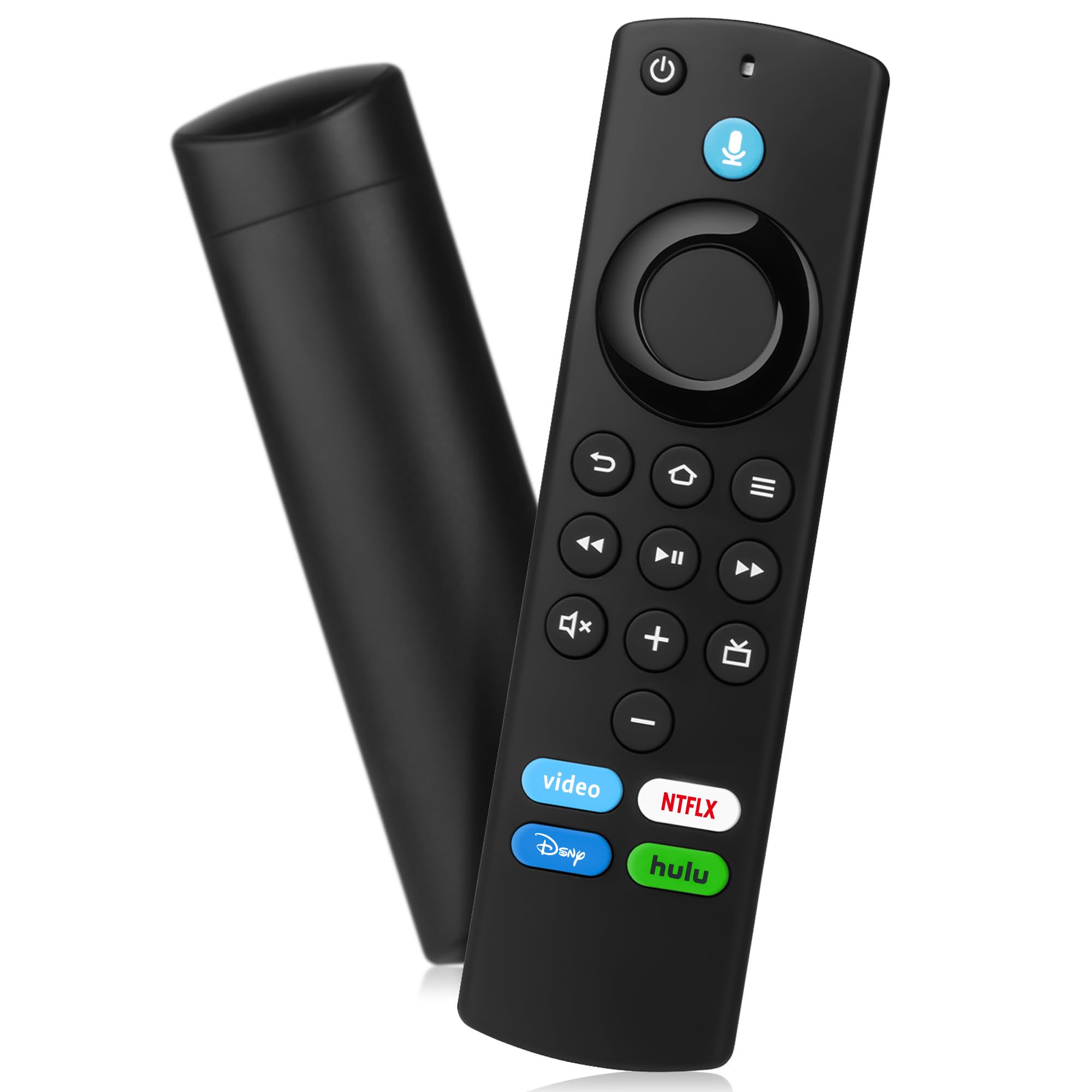 Replacement Voice Remote Compatible with Fire Smart 4K/4K/ Max TVs Stick,TV Lite,1st/2nd/3rd Gen TV Cube,for Hisense,Pioneer,3rd Gen Smart TVs