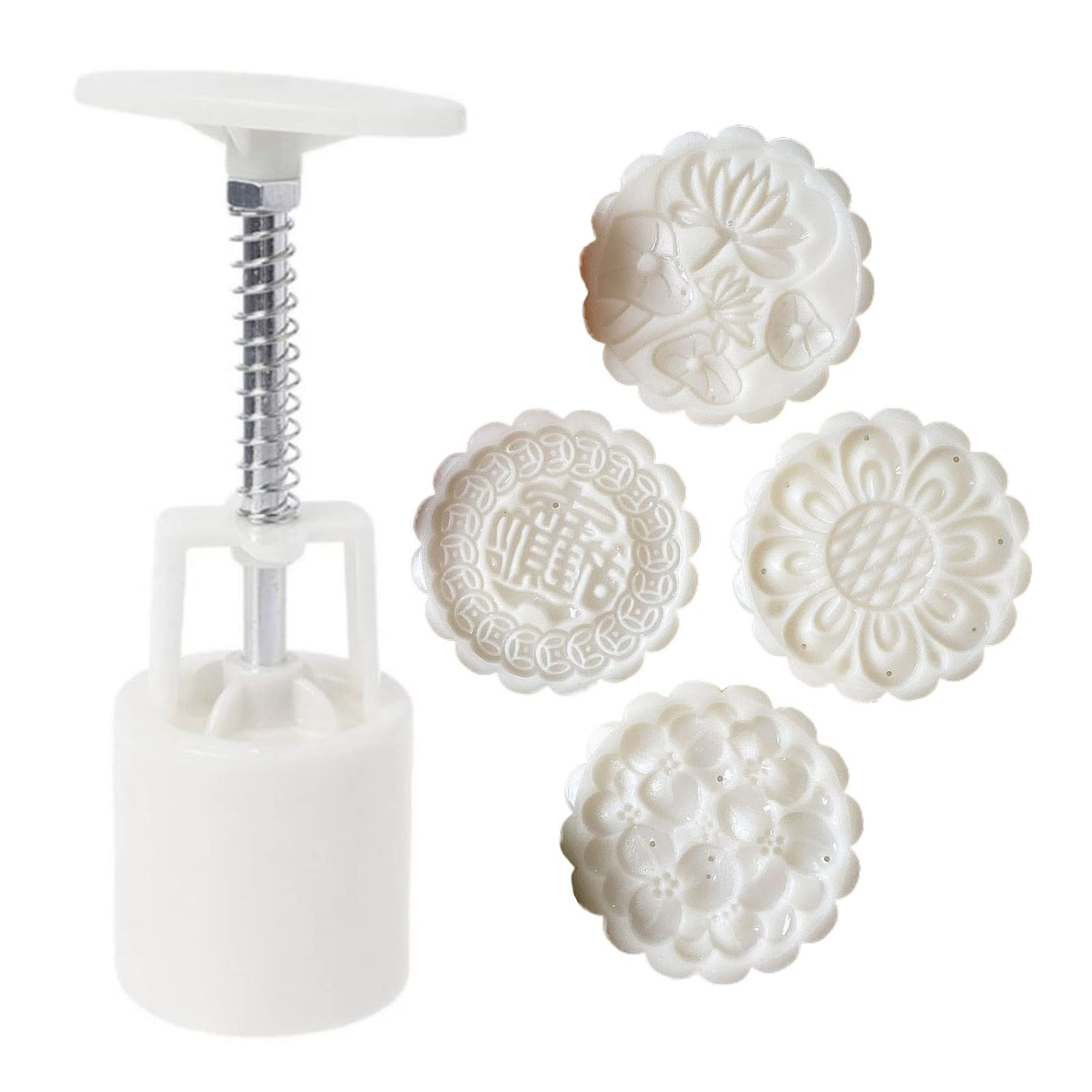 Tsophreniq Flowers Shaped Pastry Molds Stamps Hand Pressure Gadget Baking Accessories Mold