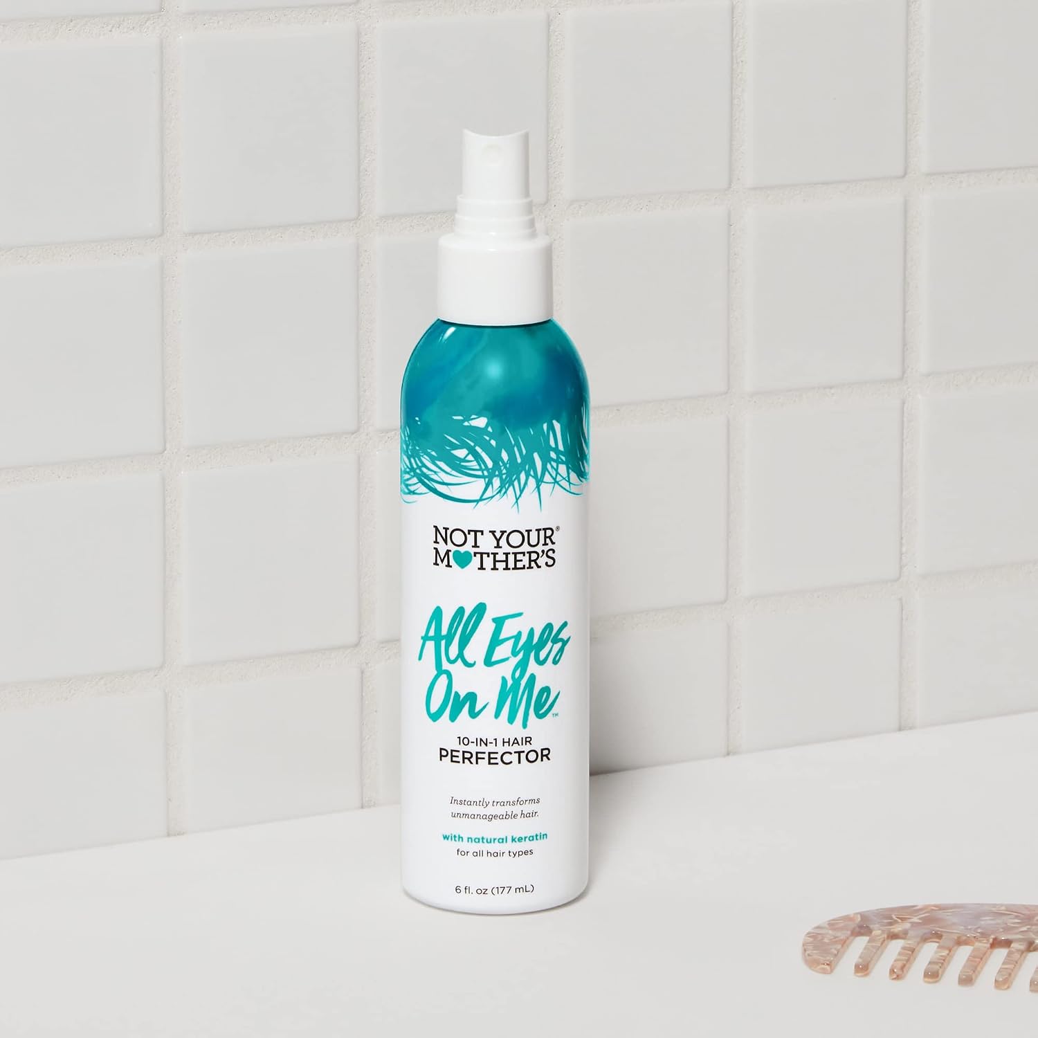 Not Your Mother's All Eyes On Me 10-in-1 Hair Perfector (2-Pack) - 6 fl oz - Heat Protectant for Hair, Moisturizing Detangler Spray, & Frizz Control