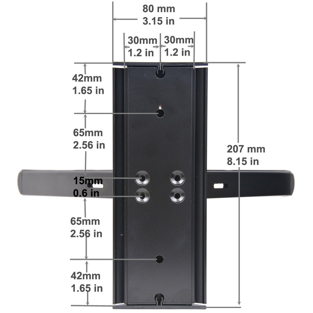 Videosecu regolabile mensola staffa da parete per lettore DVD ricevitore DVR VCR cable box o altri componenti audio – sotto TV staffa MA1