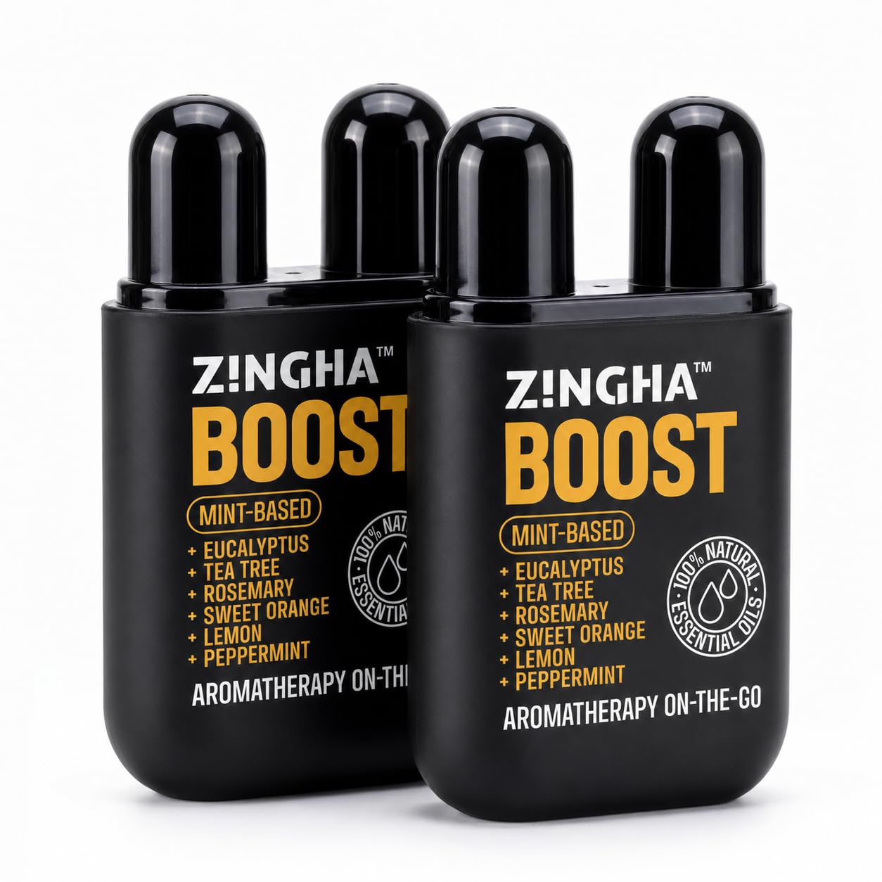 Z!NGHA Nasal Stick – Instant Clear Breathing &amp; Sinus Relief | Strong Aromatherapy Inhaler with Natural Essential Oils | Portable Mood Boost &amp; Mental Clarity Reset