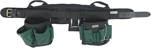 Miniatura 2 de BOULDER BAG Professional Electrician's MAX Combo con cómodo cinturón de herramientas de apoyo en la espalda, hebilla de cinturón de cuero, cinturón