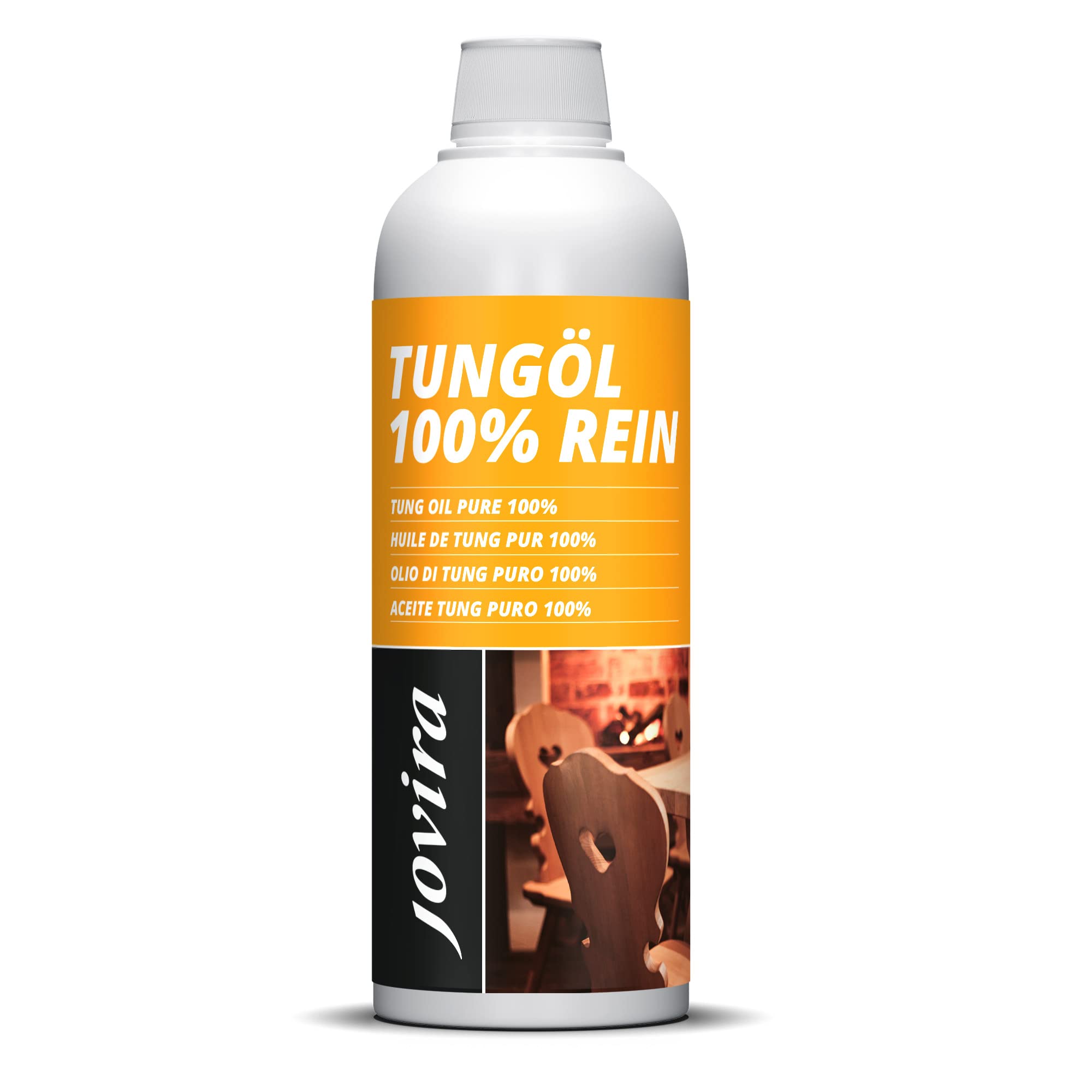 JOVIRA PINTURAS Tungöl. Holzpflege für Innen und Aussen (100% REIN) (1 Liter).