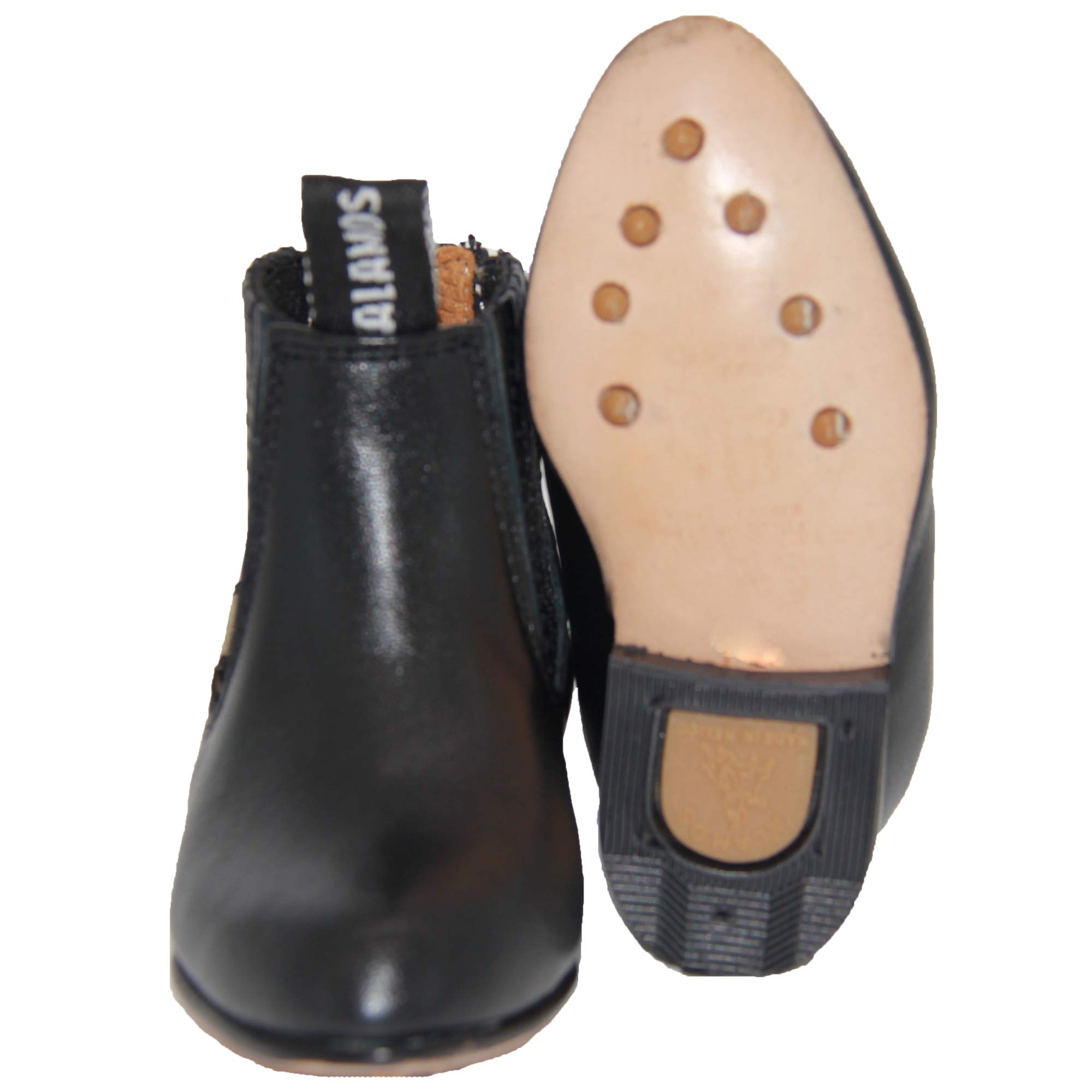 Kids Leather Ankle Boots Toddler Infant Western Boot (3 Infant, Black)