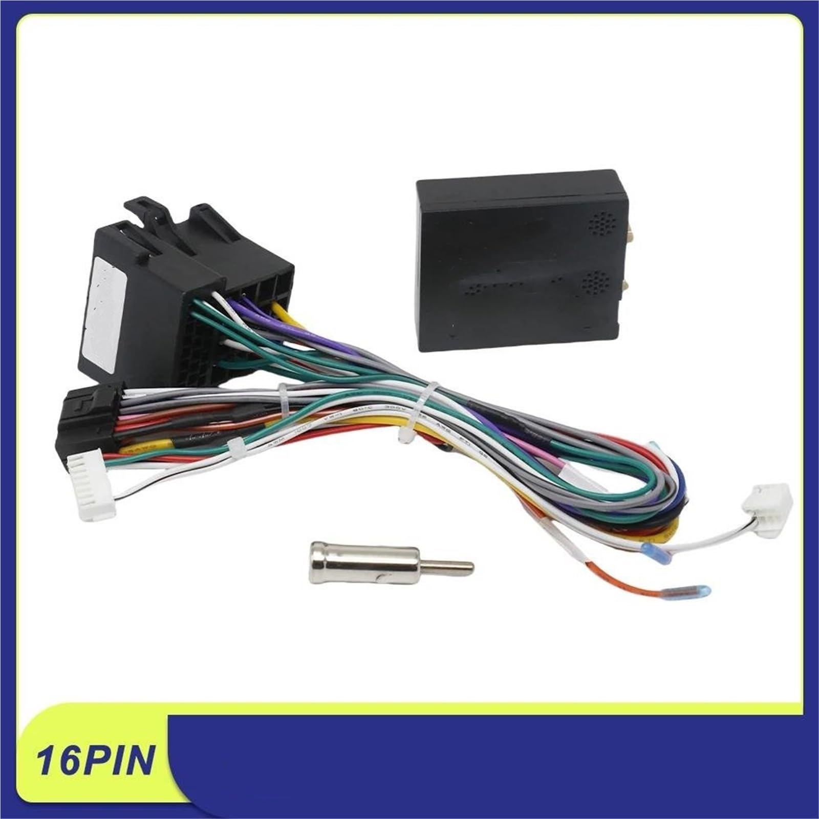 Marco de radio de coche Adaptador Arnés Cableado Decodificador CanBus 16 Pines Para Megane Mk2 Para Clio 3 Para Scenic 2 Para Master Mk3 Cable Android(Cable)
