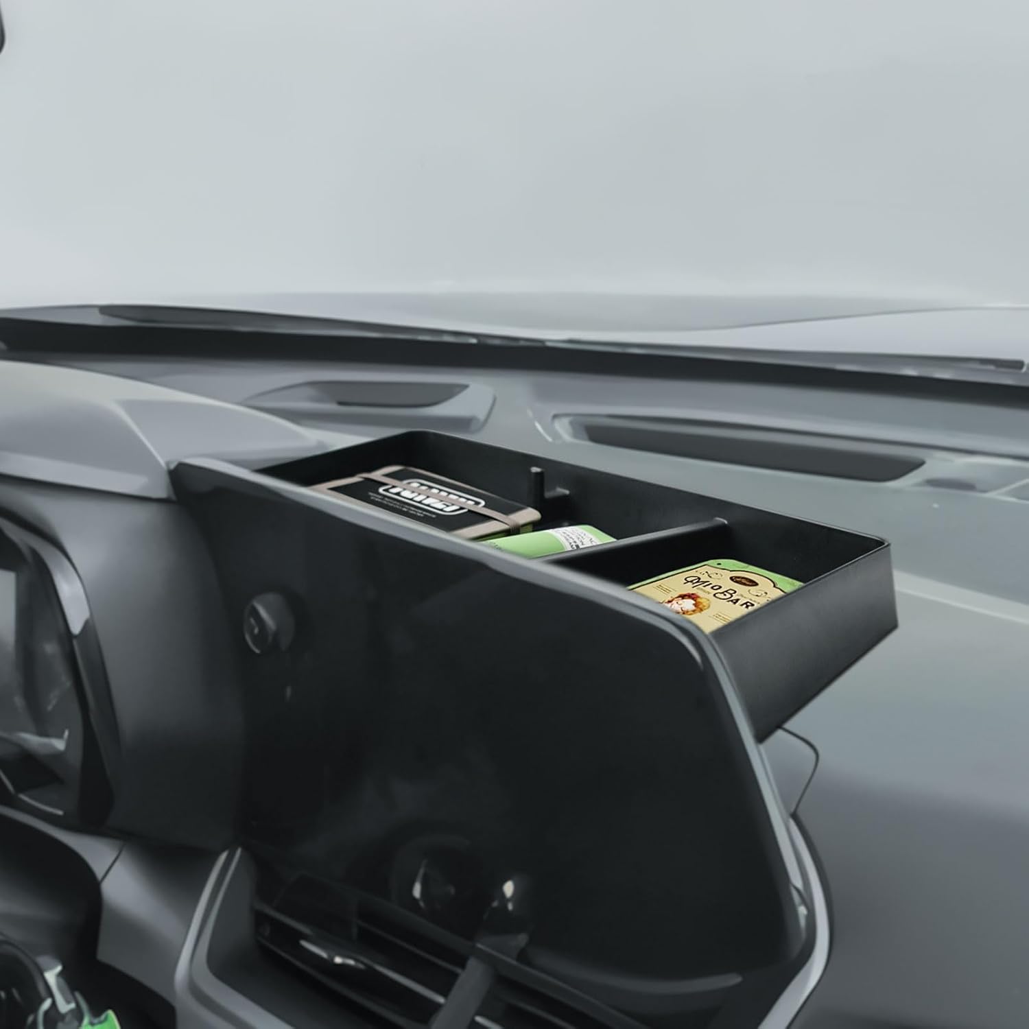 HGWEI Dash Storage Tray Compatible with Chevy Trax 2024 2025 2026 Interior Accessories Center Console Dashboard Organizer for Trax (LT/2RS/ ACTIV) Behind 11-inch Display Screen Mounted Holder