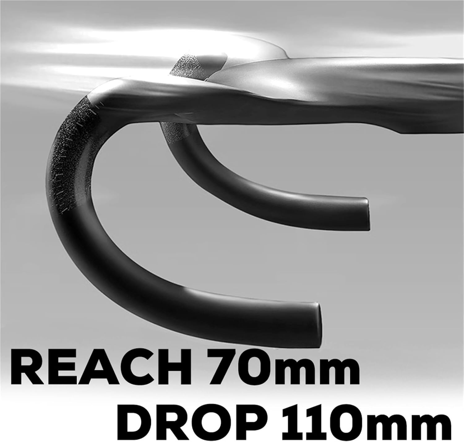 Road Bike Full Carbon Fiber Handlebar Cockpit: Internal Cable Integrated, 360mm-380mm, with Mount Spacers