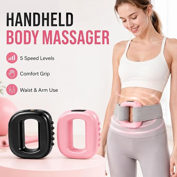 Multifunctional Full Body Fascia Ring Massager with Adjustable Waist Belt