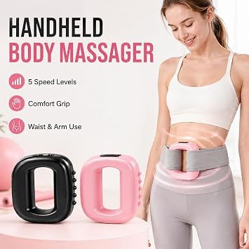 Multifunctional Full Body Fascia Ring Massager with Adjustable Waist Belt