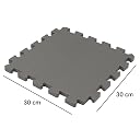 EVA Interlocking Floor Mat for Kids Play, Gym Exercise, Prayer Room | Soft Cushion, Water Resistant, Non-Slip, Portable Multipurpose Foam Puzzle Tiles (30x30 cm, 10 Pieces) gallery image