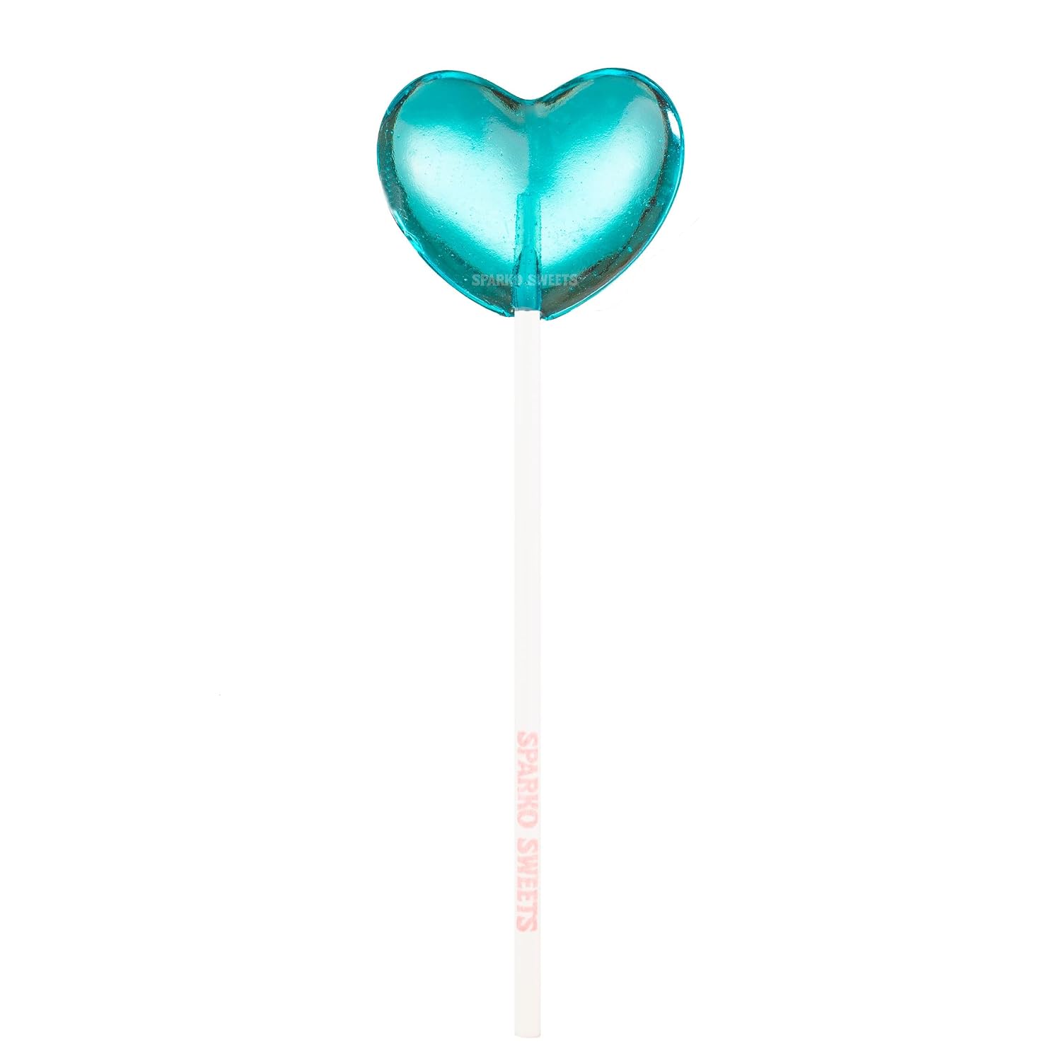 Sparko Sweets Rainbow Mini Heart Lollipops, 1 Inch Diameter, Cherry/Watermelon/Blue Raspberry/Green Apple/Grape/Peach Flavors, 90 Pops, Made in USA – Perfect for Valentine’s Day, Events, Parties, and Weddings