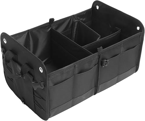 Miniatura 4 de Eujgoov Collapsible Car Trunk Organizer, Flexible Storage Foldable Trunk Storage for Car, with Bottom Plate, for Groceries, Accessories Clothes,