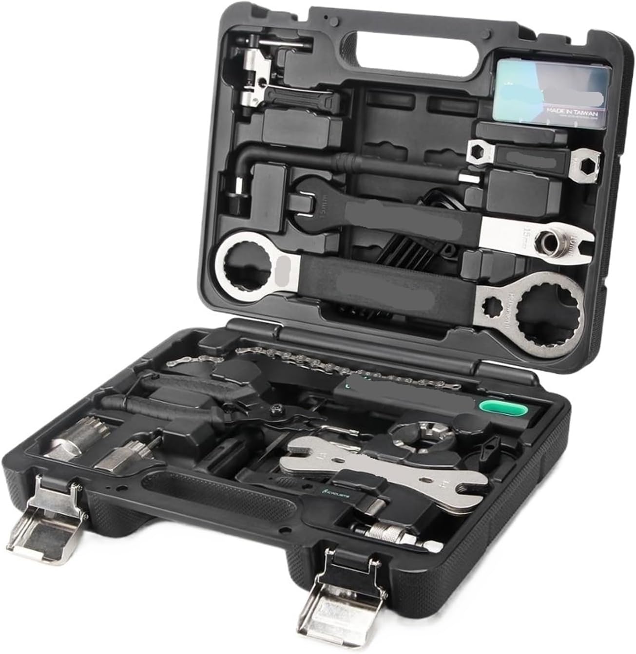 Professional Bicycle Repair Tools 18 in 1 Cycling Multitool Chain Pedal BB Wrench Hex Key Bike Kit Box Set