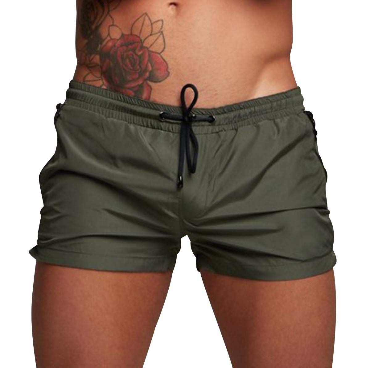 ODOKEI Bañadores Hombre Bañador Natacion Hombre Cortos Traje de Baño Trajes de Baño para Hombres Bañador Pantalon Piscina Surf Playa Caballero Deportivo Pantalonetas Short de Baño Hombre Corto Tallas Grandes