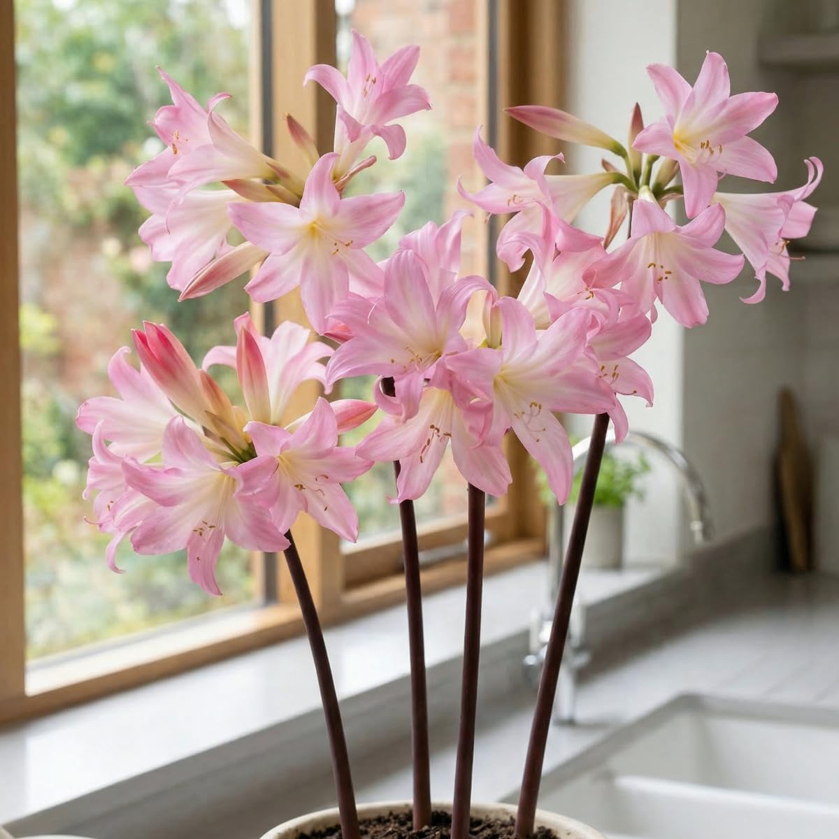 Amaryllis Zwiebel Belladonna – 1 Blumenzwiebel, aus Holland