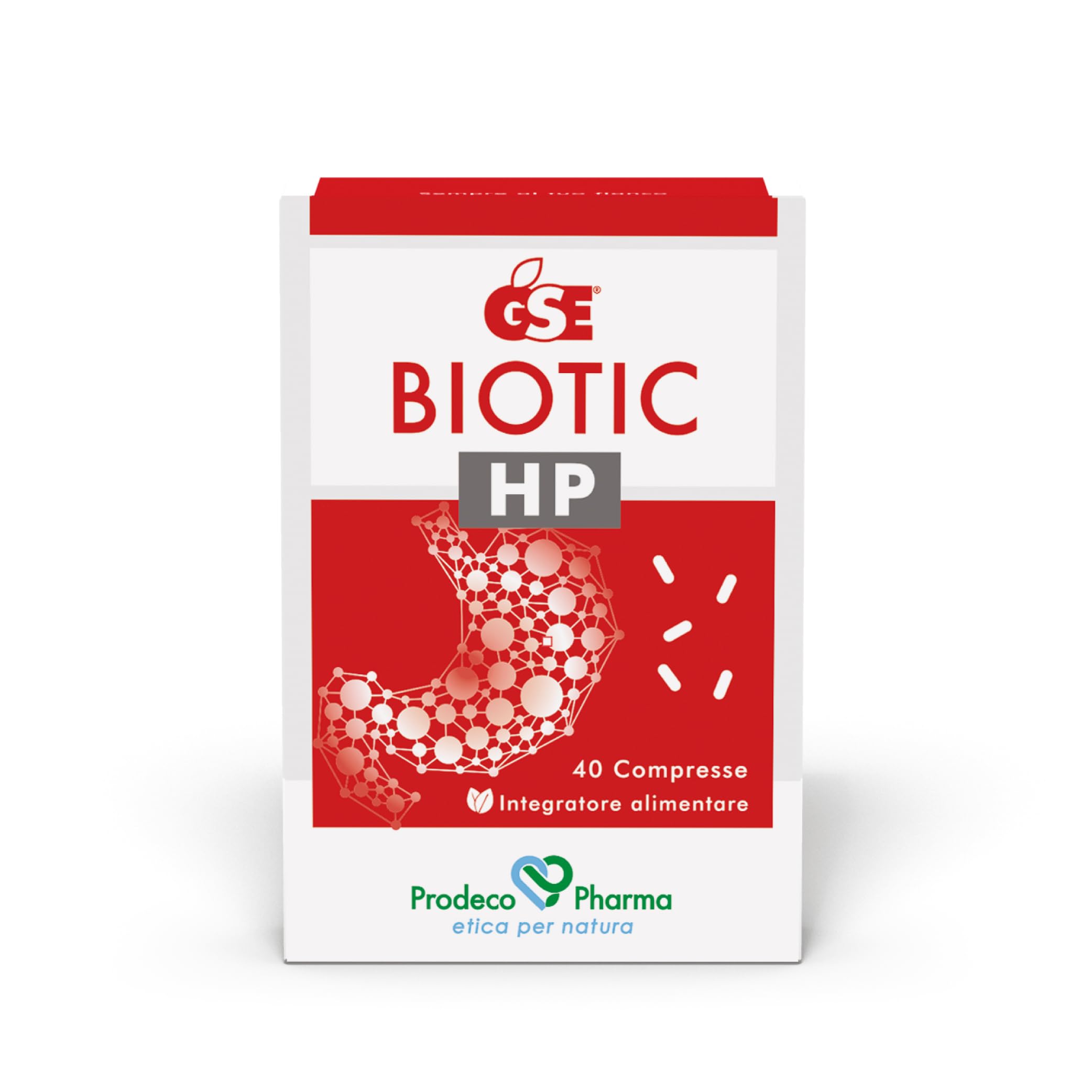 Prodeco Pharma GSE BIOTIC HP 40 Compresse - Integratore Alimentare a Base di Estratto di Semi di Pompelmo, Boswellia, Rutina, Ananas, Centella, Alo…