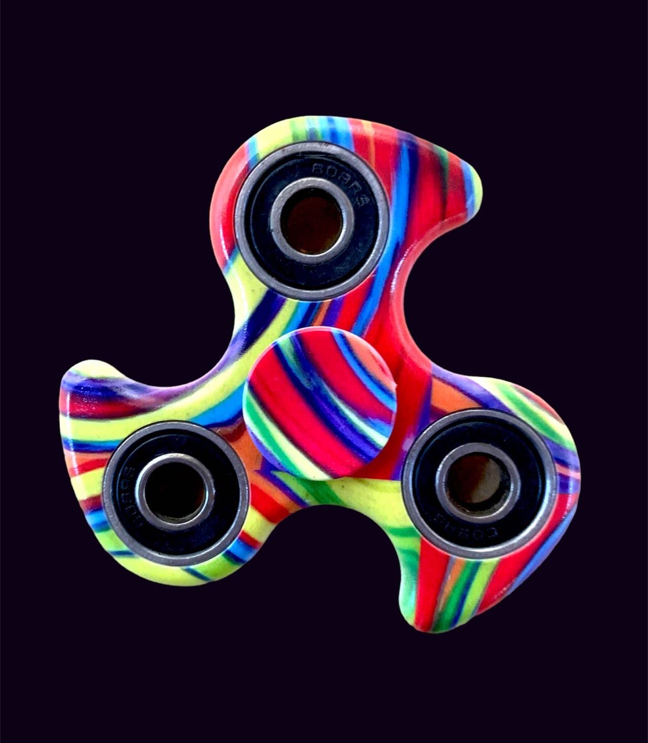 COOLBABY Fidget Spinner Toy Hand Fidget Spinner Toys for Teens Adults, Sensory Finger Toys Set for Kids, Gifts for Birthday Party Stress Relief Reducer Anit Anxiety (Multi) SPNR-18-M-SRK