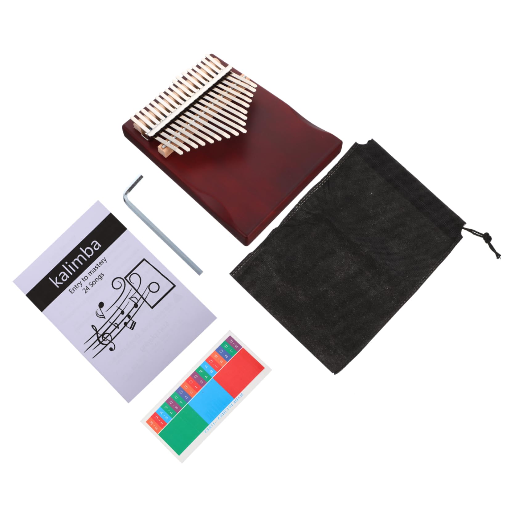 BESPORTBLE 1 Set Tone Kalimba Thumb Piano for Beginners Instrument with Workmanship Sound for Adults Music Supply for Learning and Enjoyment
