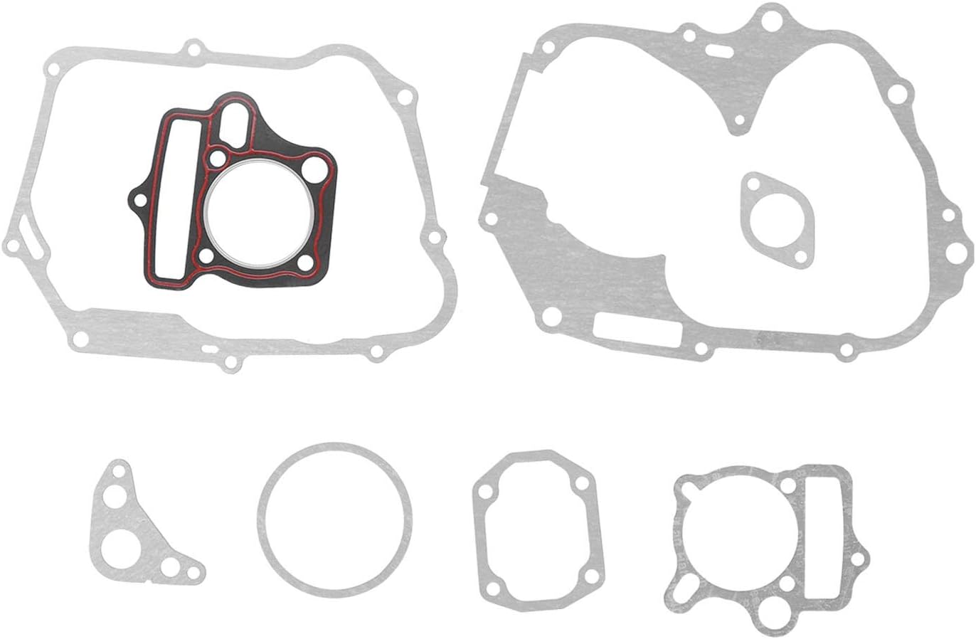125 pit bike Engine Gasket gaskets set Kit, 8Pcs Engine Gasket Set Replacement Parts Fit for Lifan 125cc Pit Pro Trail Quad Dirt Bike ATV
