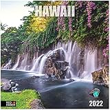 RED EMBER Hawaii 2022 Hangable Wall Calendar - 12' x 24' Opened - Thick & Sturdy Paper - Giftable -...