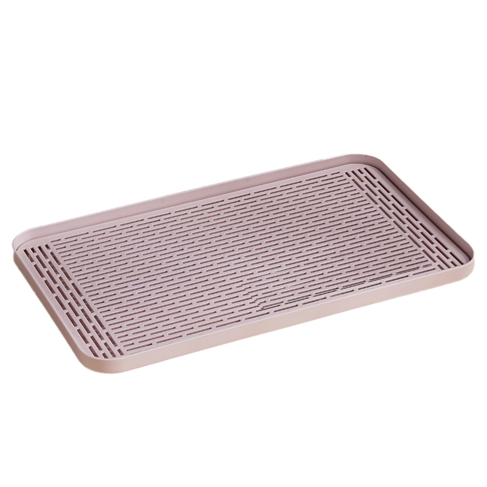 Vassoio Raccogli-Gocce, Vassoio Plastica Rettangolare con Filtro, Adatta per Casa, Cucina, Bagno, Tavolino e Semplici Articoli(Pink,23x39cm/9x15in)