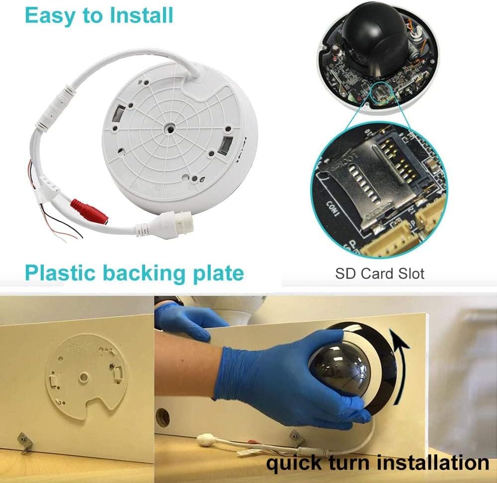 Exсluѕіvе Dіѕсоunt 70% Prісе Anpviz 4.0MP POE IP PTZ Dome Camera Compatible with Hikvision ,4X Optical, 16X Digital Zoom, H.265+ Outdoor Mini Security Camera with Audio, Alarm, Pan & Tilt, SD Card Slot