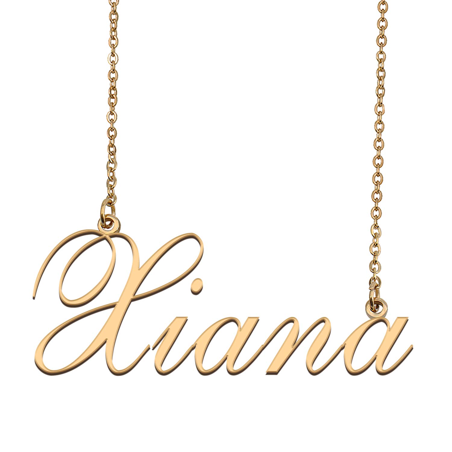 HUAN XUN Custom Made Delicate Any Name Necklace for Mother Girlfriend