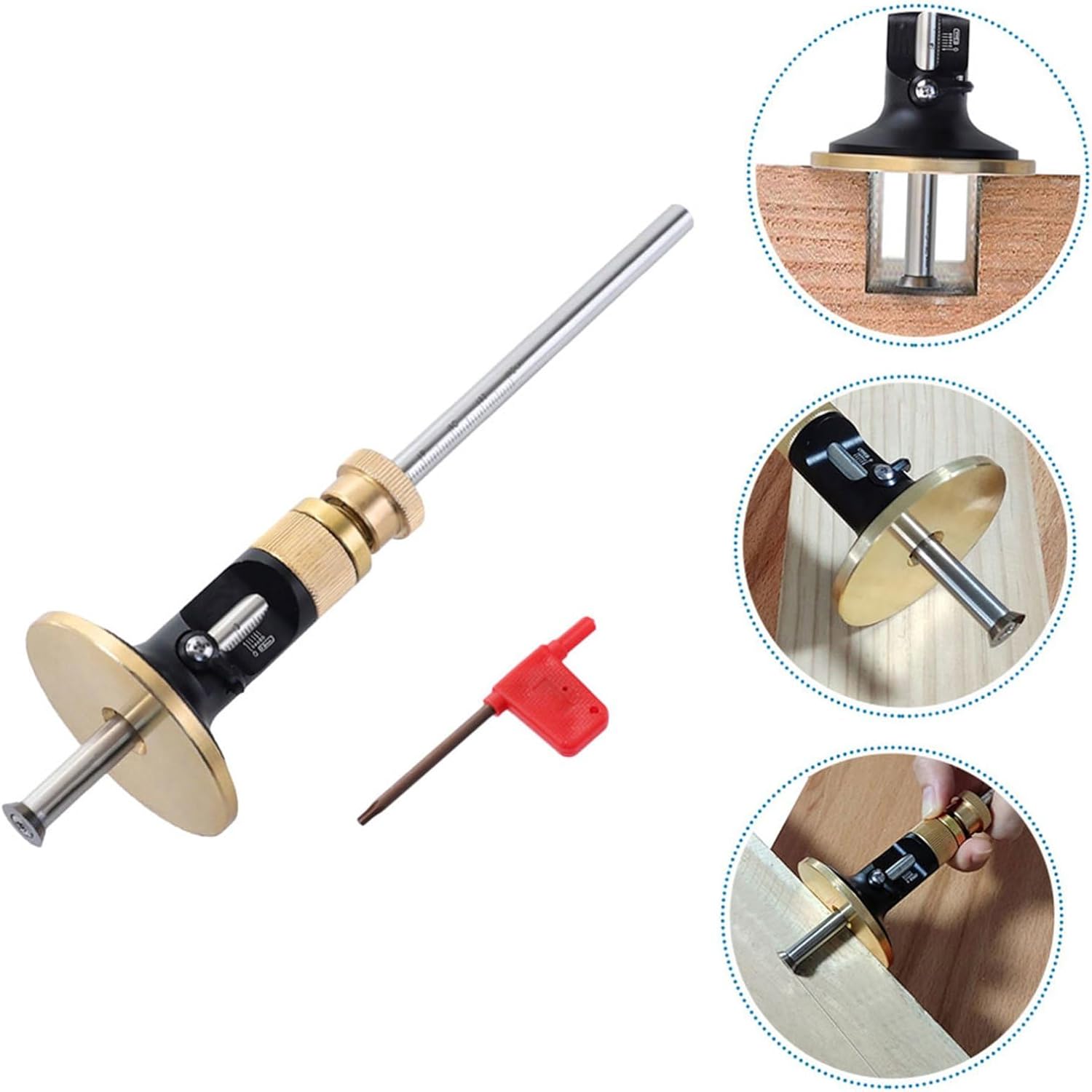 ARTIBETTER 1set European-style Woodworking Scribe Tool Carbide for Precision Marking Marking Gauge for Carpentry Projects Easy Use Woodworking Measuring Tool