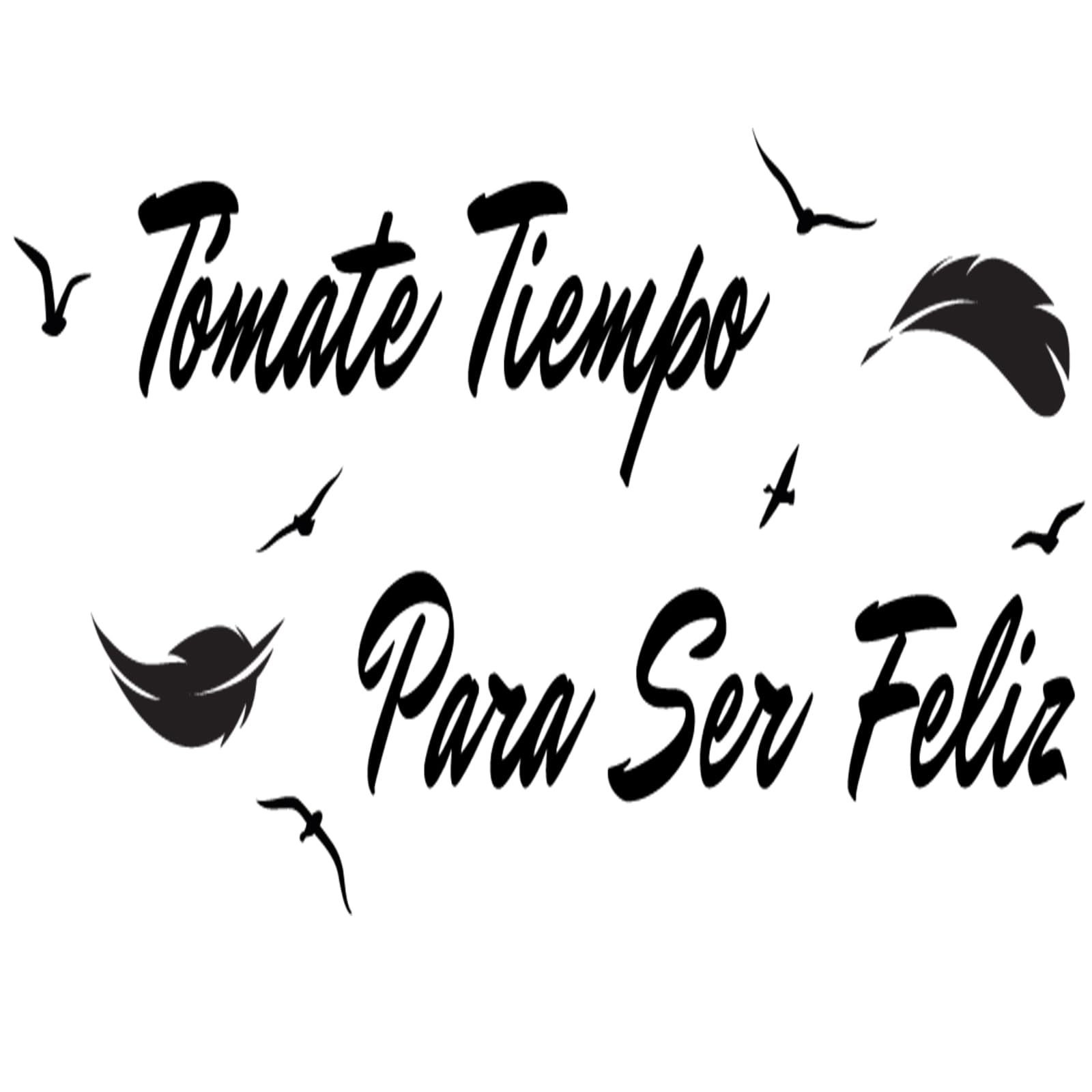 Adesivo decorativo stanza. Adesivo da parete, frasi decorative. Vinile decorativo frase motivante. Vinile adesivo camera Frasi celebri(PREMATE TEMPO)