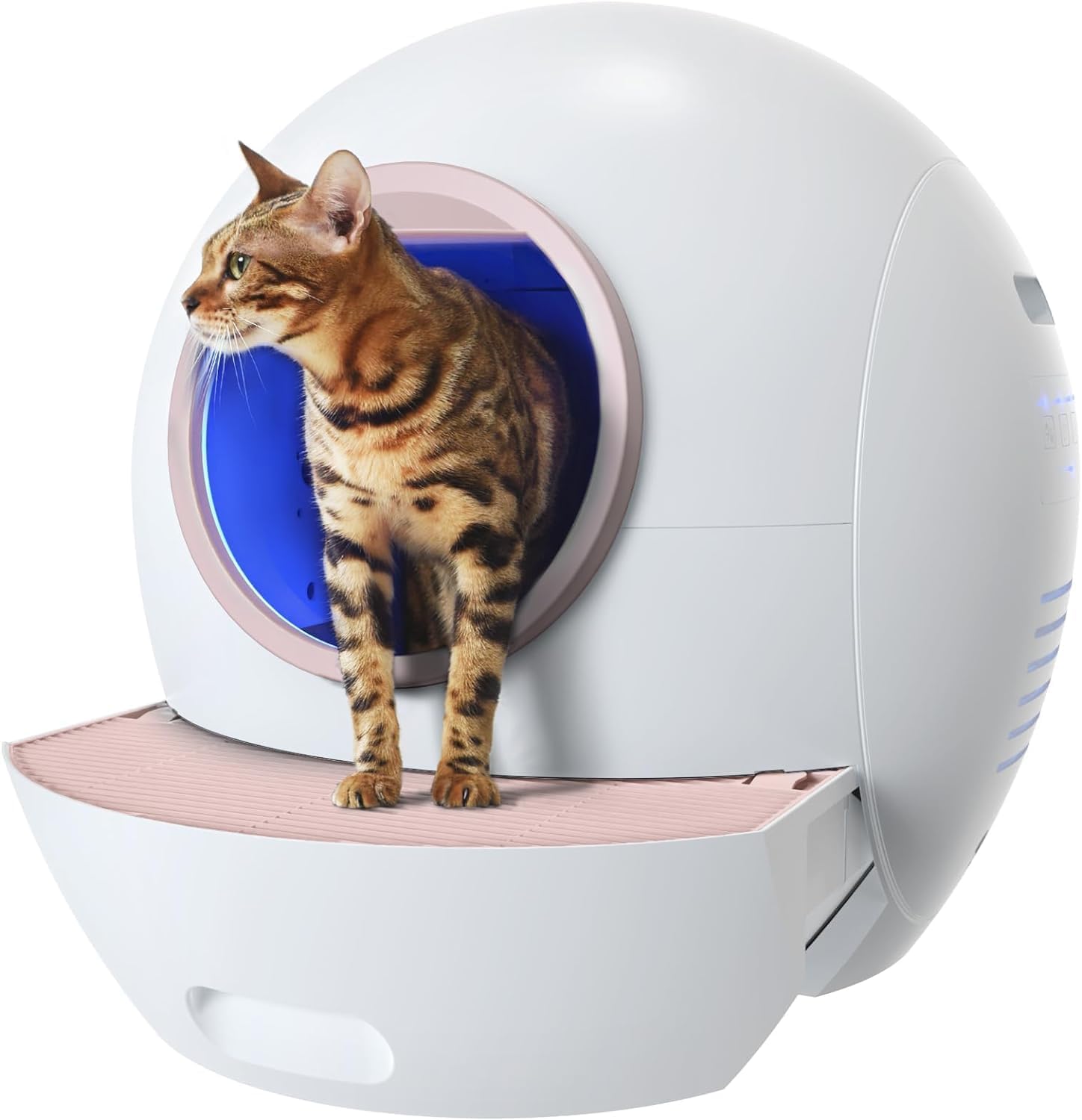 ELS PET Selbstreinigende Katzentoilette Katzenklo ExtraGroß Automatische Katzentoilette mit