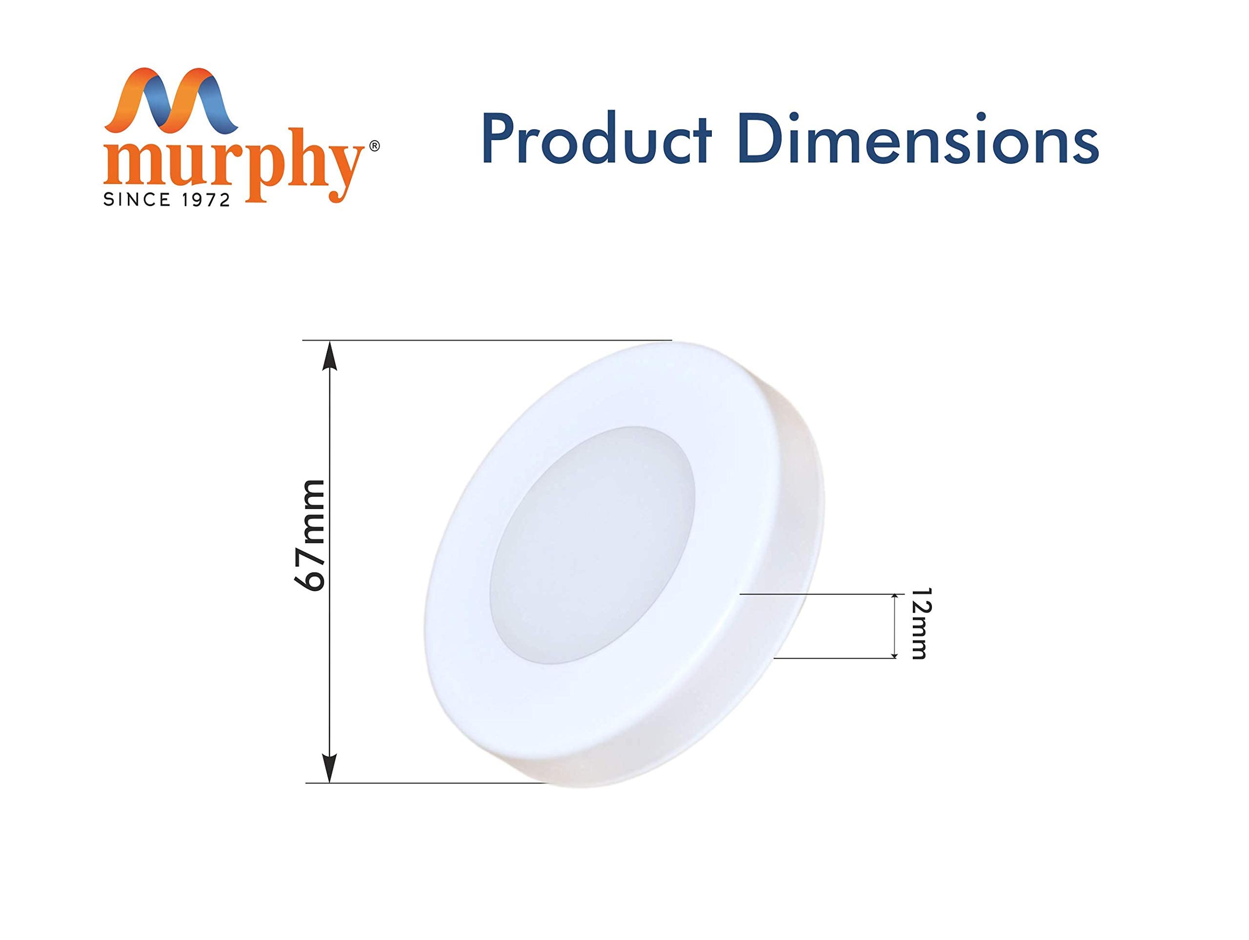 Murphy LED Cabinet Lights - Cool White, Pack of 2 -5