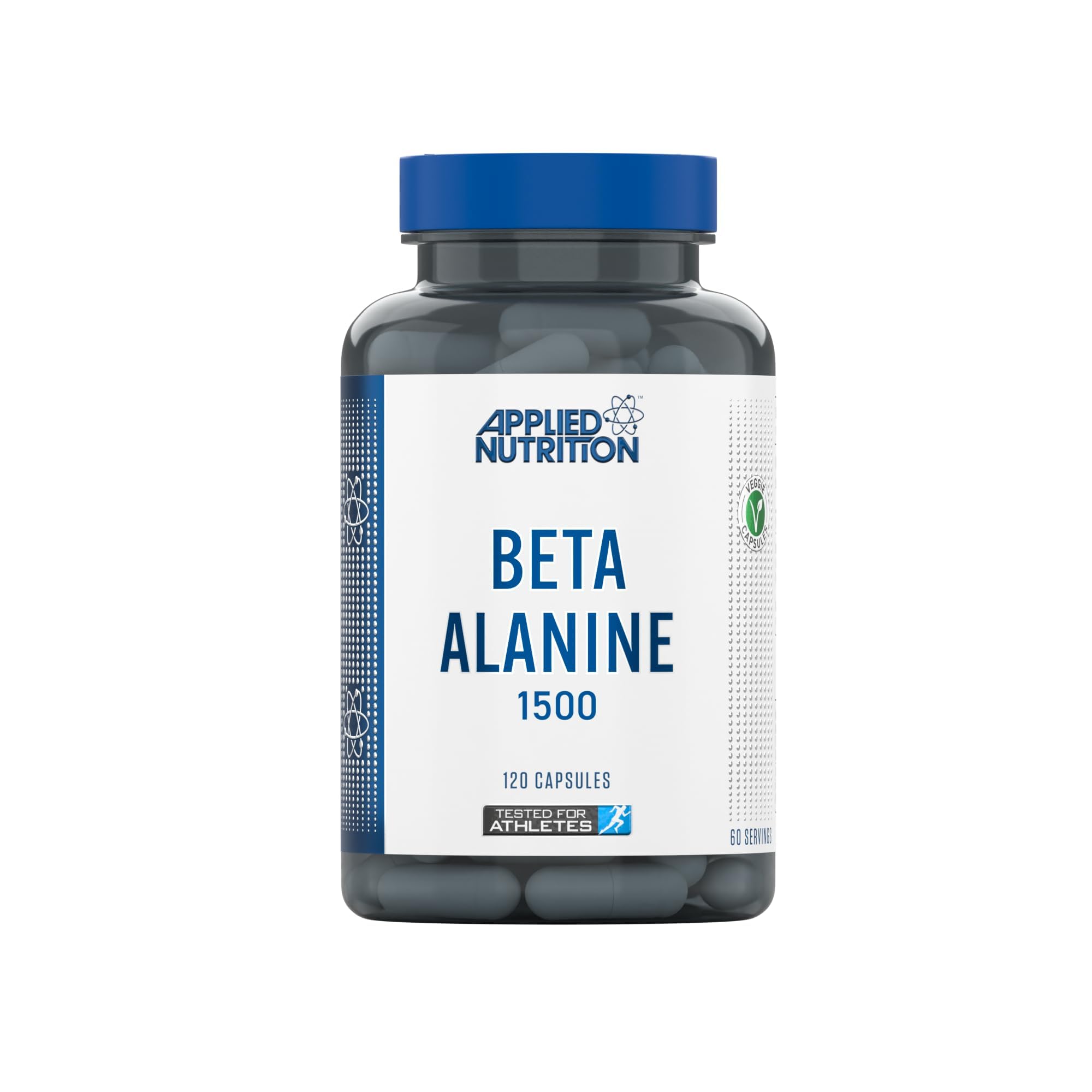 Applied Nutrition Beta Alanine 1500, Amino Acid Supplement, Strength & Performance, 750mg Beta Alanine Per Capsule (120 Capsules - 60 Servings)