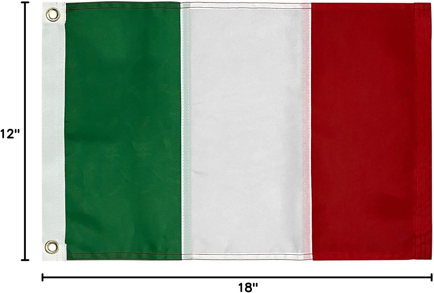 Italy Italian Flag 12x18 inch Italy National Boat Flags Small Boat Flag Heavy Duty Outdoor Banner 12x18 - Image 6