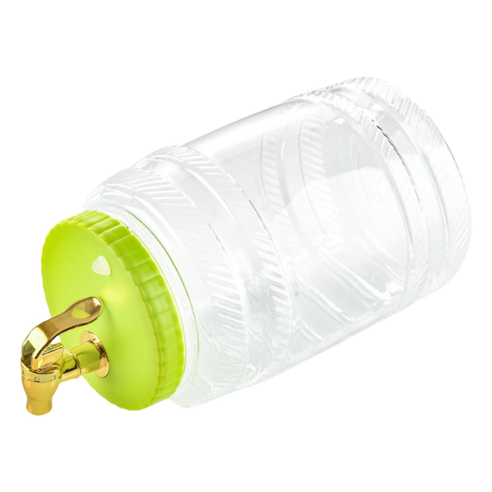 Elnwnnkc Transparency Beverage Dispenser with Faucet for Refrigerator Large Capacity Water Pitcher Leak Proof Drink Container Space Saving Refrigerator Drink Dispenser