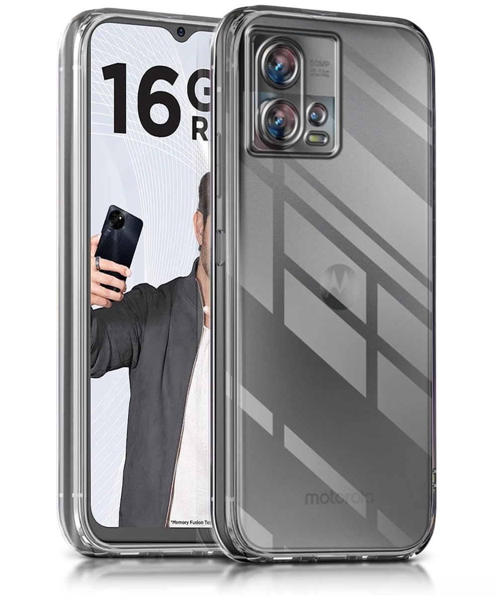 WOW IMAGINE Crystal Clear Transparent Back Case Cover for Motorola Edge 30 Fusion 5G | Full Device & Camera Protection Shockproof TPU | Flexible Silicone Back Cover Case – Transparent (B0BW8SYTGZ) Amazon Price History, Amazon Price Tracker