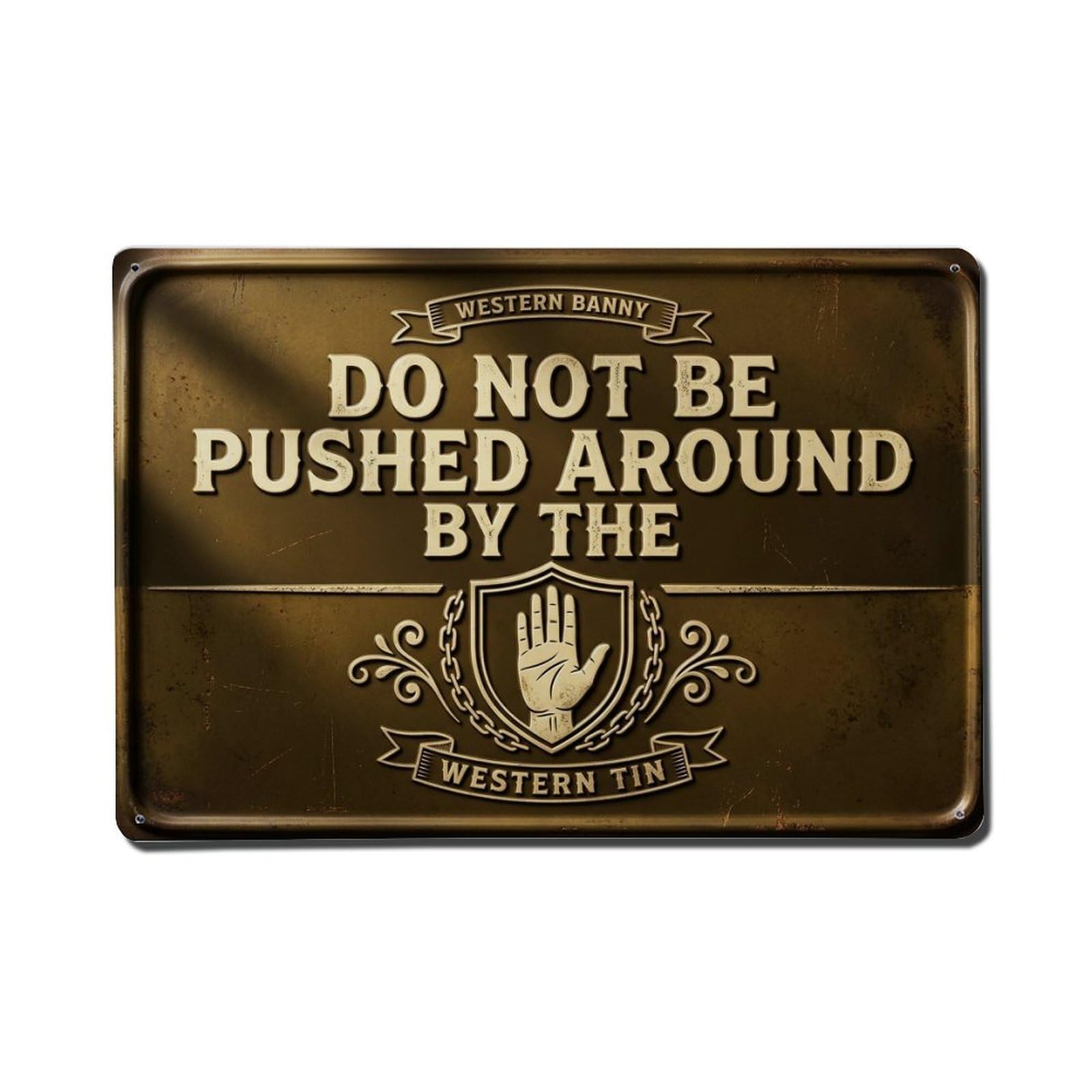 Fears Hold Back Den Retro Motivational Slogans Metal Tin Sign Plaque Wall Decor for Cafe, Club Bar, Office, Home Garden Metal Poster 8x12Inch