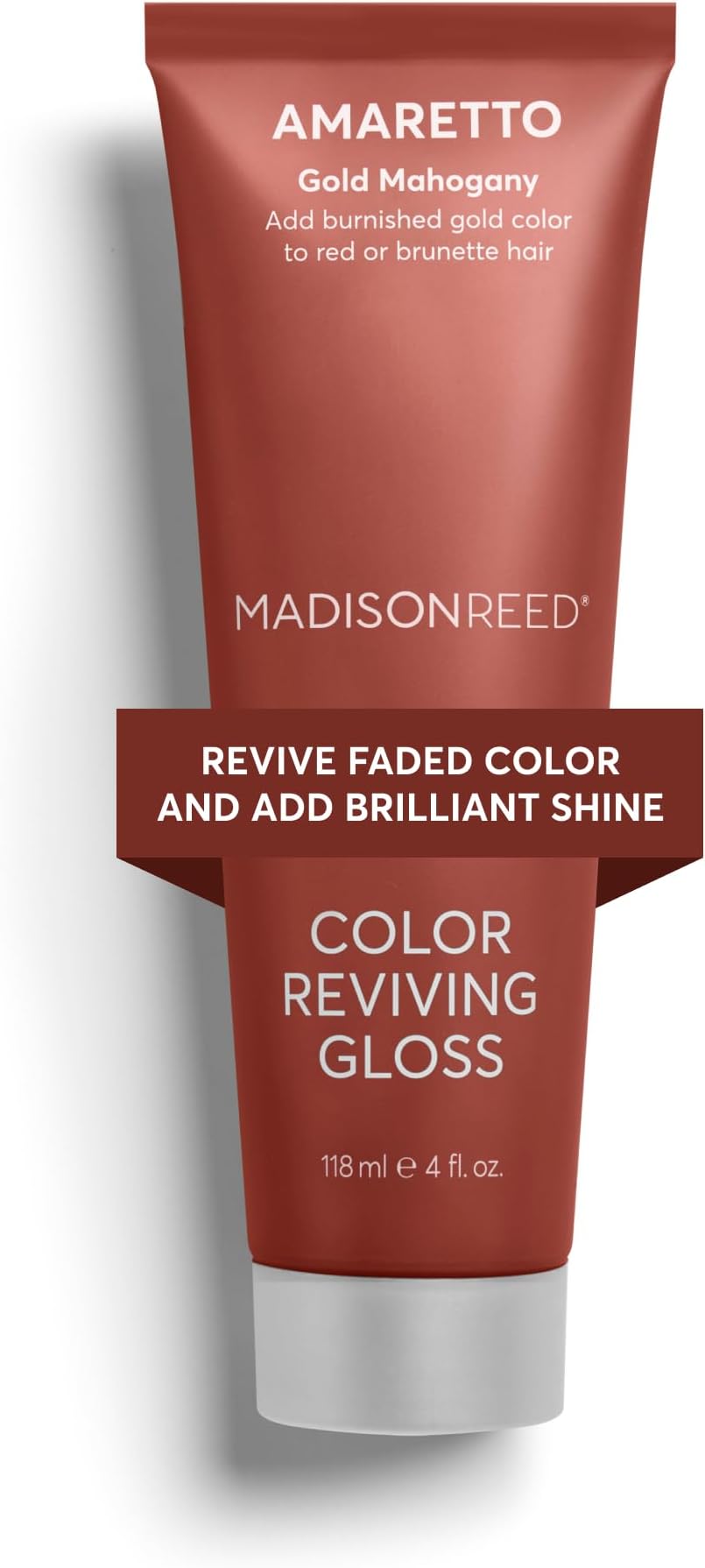 Color Reviving Gloss – Amaretto Bronze, Semi-Permanent Hair Gloss, Boosts Shine, Refreshes Color & Tones Brassiness, With Keratin & Argan Oil, 4 Fl Oz