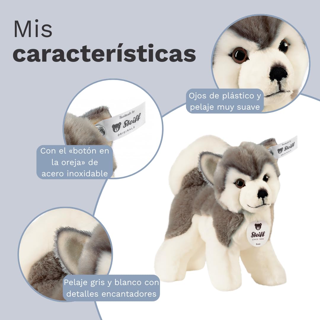Steiff - Perrito de peluche, 17 cm (104985)
