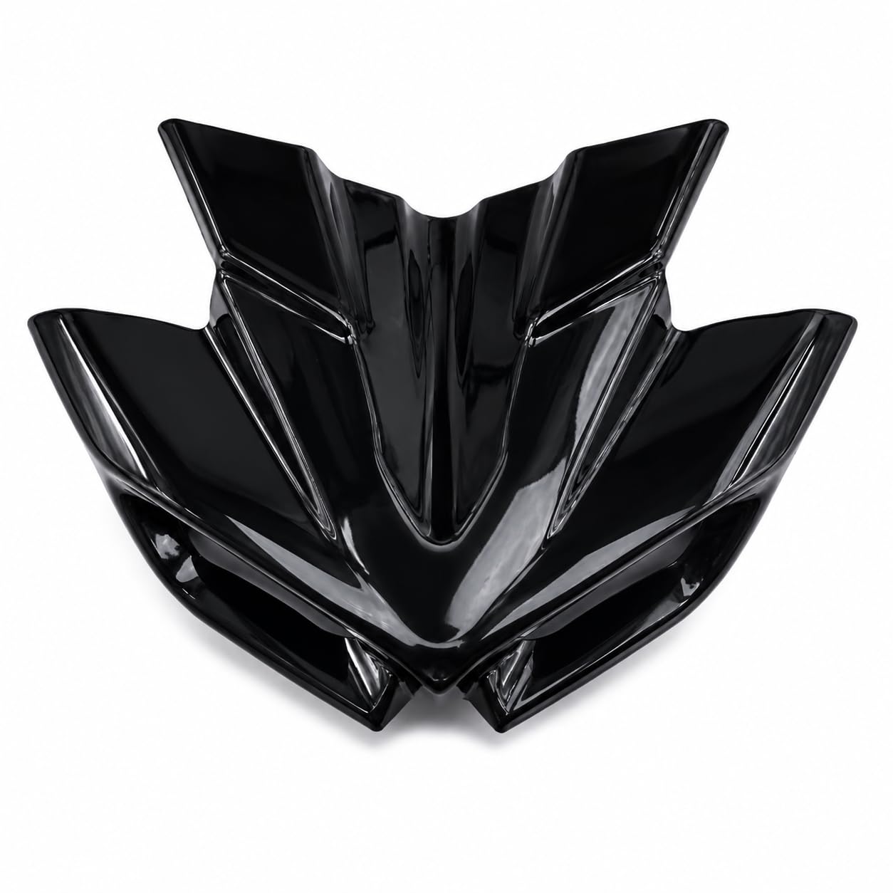 MT 15 mask wilmask Wild Deflector Colour Black Glossy | Glossy Finish, Front Fairing Cover, Aerodynamic Design, Easy Fitment, Sporty Look-image-49