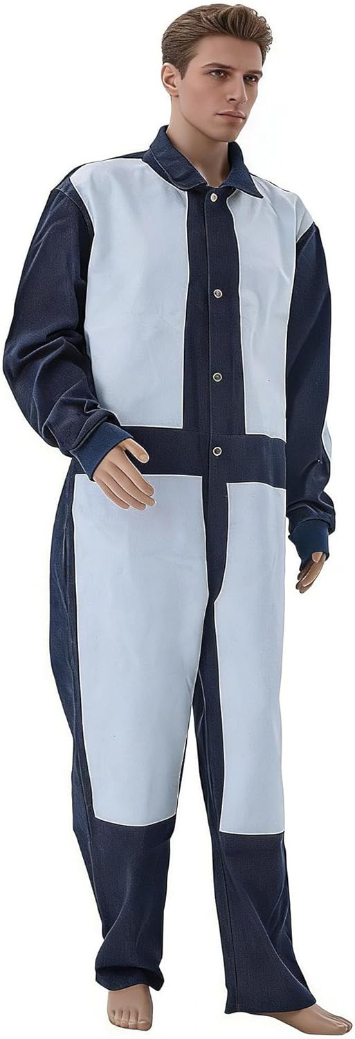 SHUNJIE Blast Suit Spray Paint Protective Suit Sandblasting Protective Safety Work Overalls Abrasion Resistant