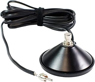 Premium F Style Vintage Black 1-Button Foot Switch