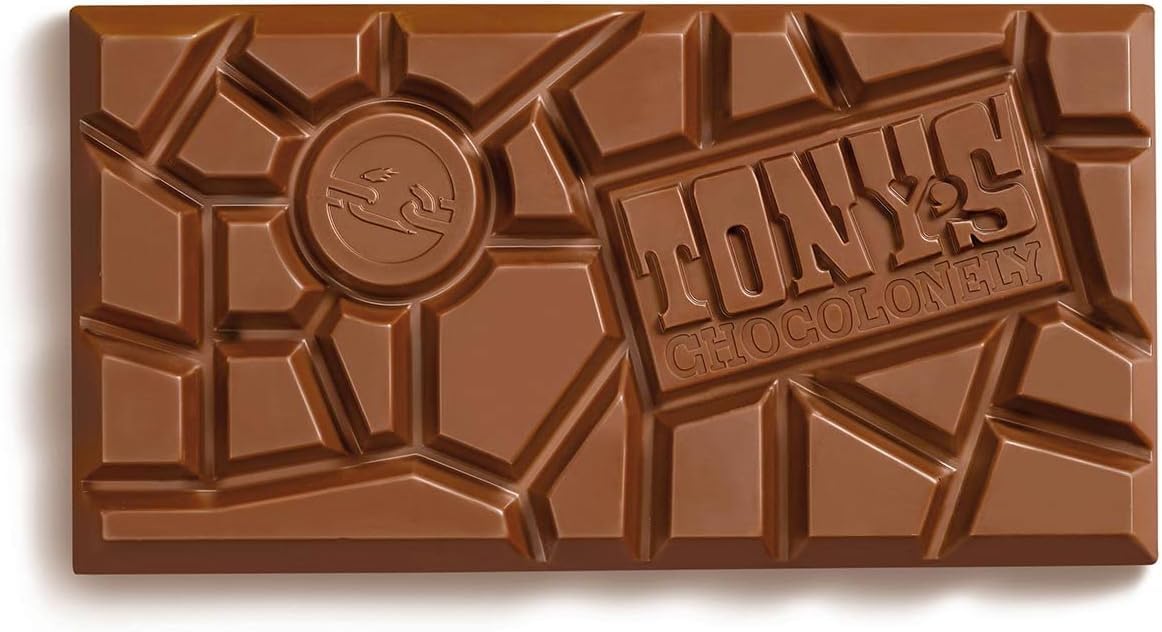 Tony's Chocolonely Milk Chocolate Bar, Creamy Hazelnut Crunch Flavour 180g, Perfect Combo (Product Of UK) Get Flavourito Kunafa Chocolate 20g Absolutely Free From DECADENT FOODS 3