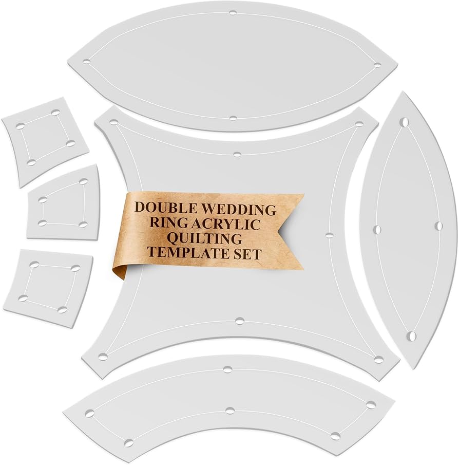 Amazon.com: 5 miniature-double-wedding-ring-paper-pieces