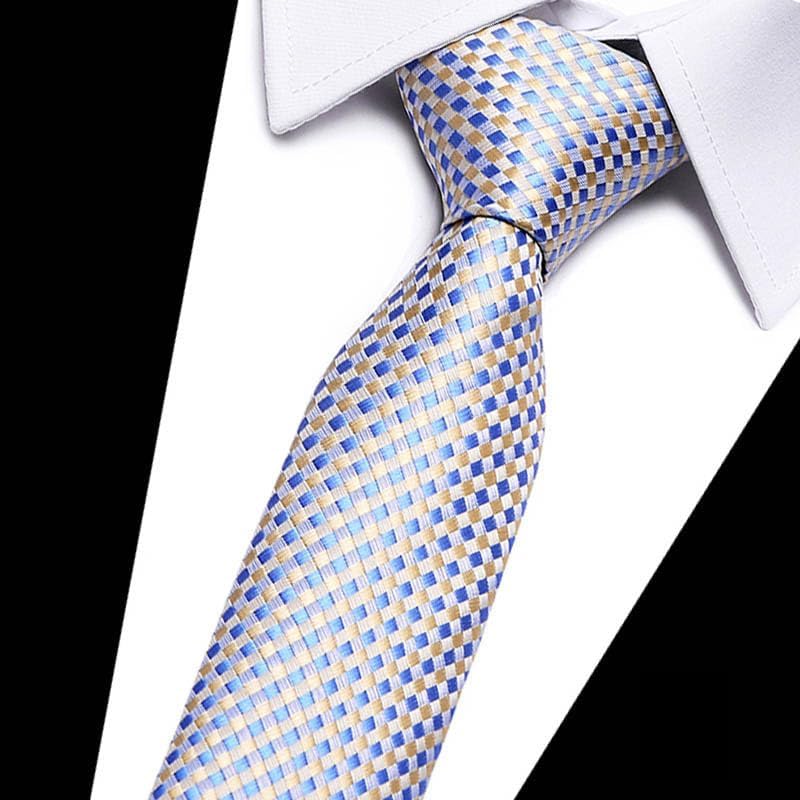 Men's Tie Sets Necktie & Pocket Square 4 in 1 Gift Set for Wedding and Business - Image 3