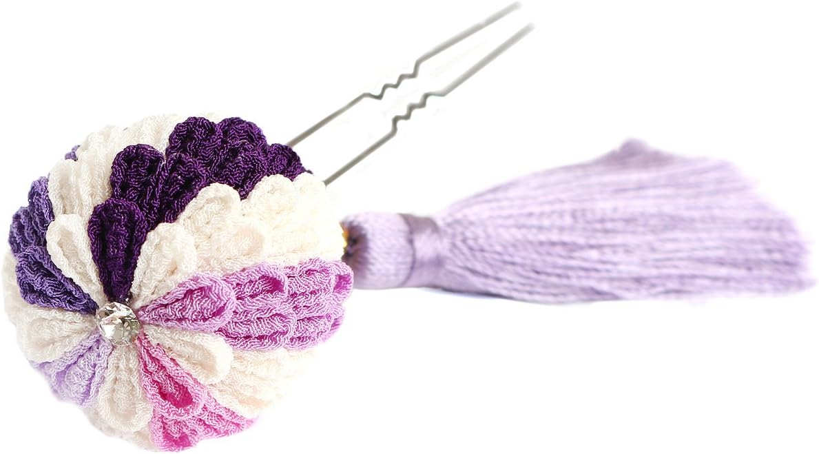 Japanese String Button Trade Nippon Chuko Tsumi Craft Kit Flower Ladder Kanzashi A4-35 Japanese Craft Tsumi Craft Sumami Craft Kit