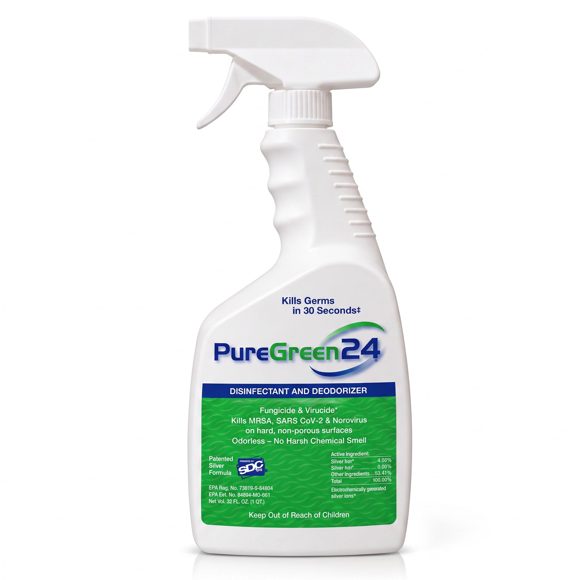 Amazon.com: PURE GREEN 24 Disinfectant Spray | Kills COVID-19