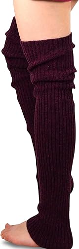Miniatura 3 de TeeHee Knee Leg Warmers,Extra Long Thigh High Leg Warmers, Boot Cuffs for Women